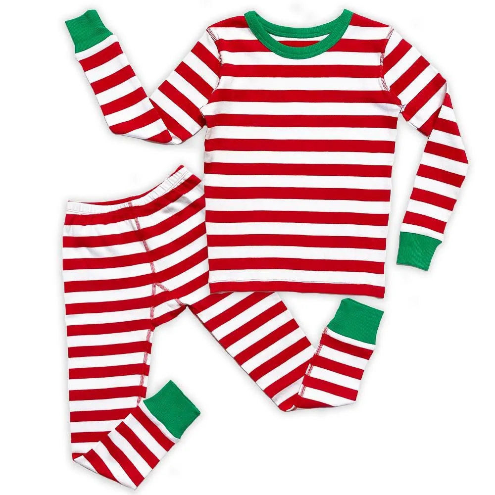 100% Organic Cotton Long Sleeve Pajamas for Kids