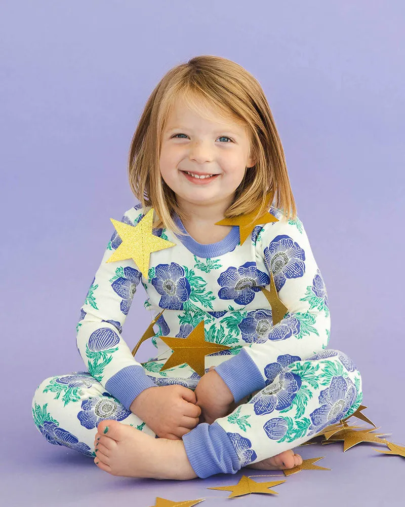 100% Organic Cotton Long Sleeve Pajamas for Kids