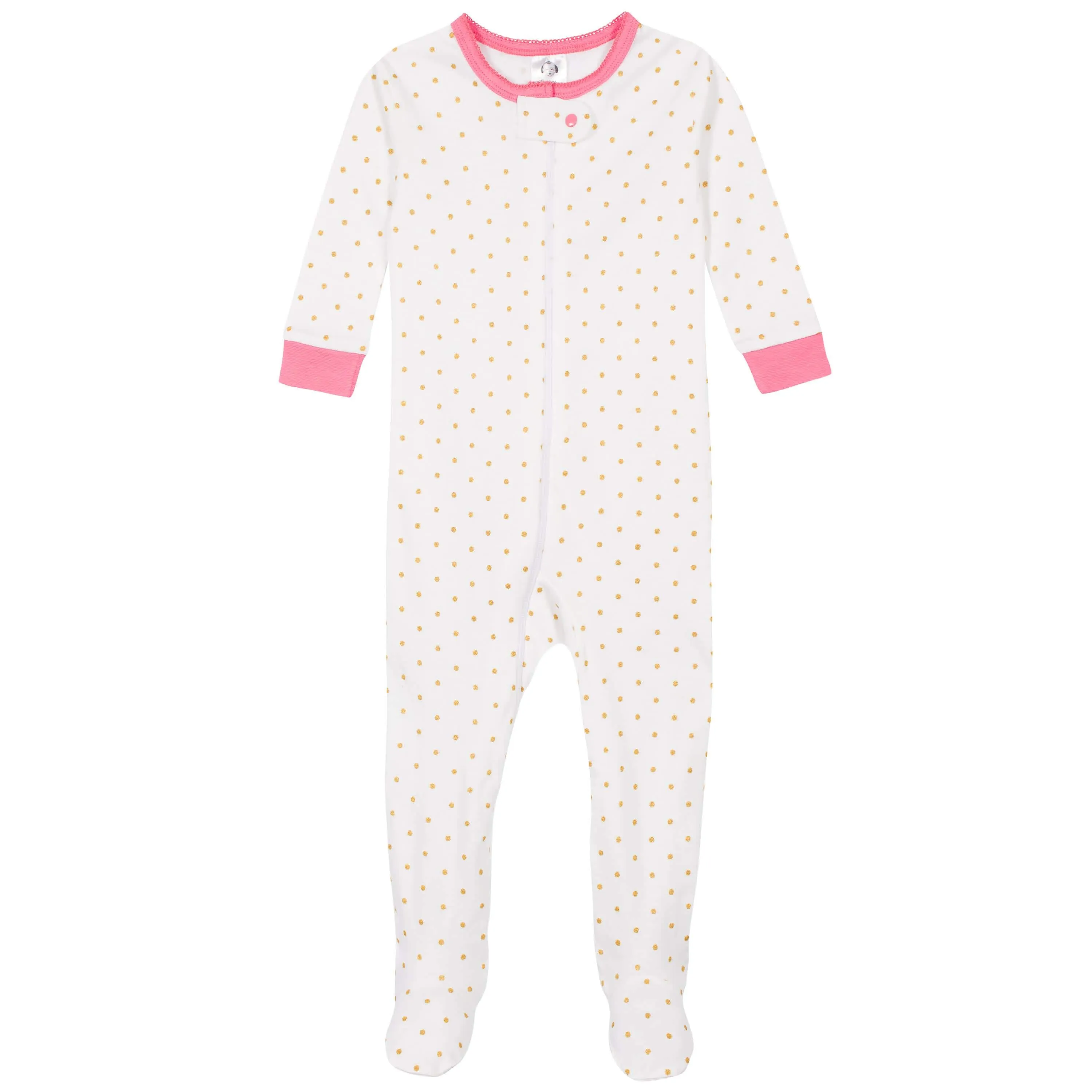 4-Pack Baby & Toddler Girls Dreams & Rainbows Snug Fit Footed Cotton Pajamas