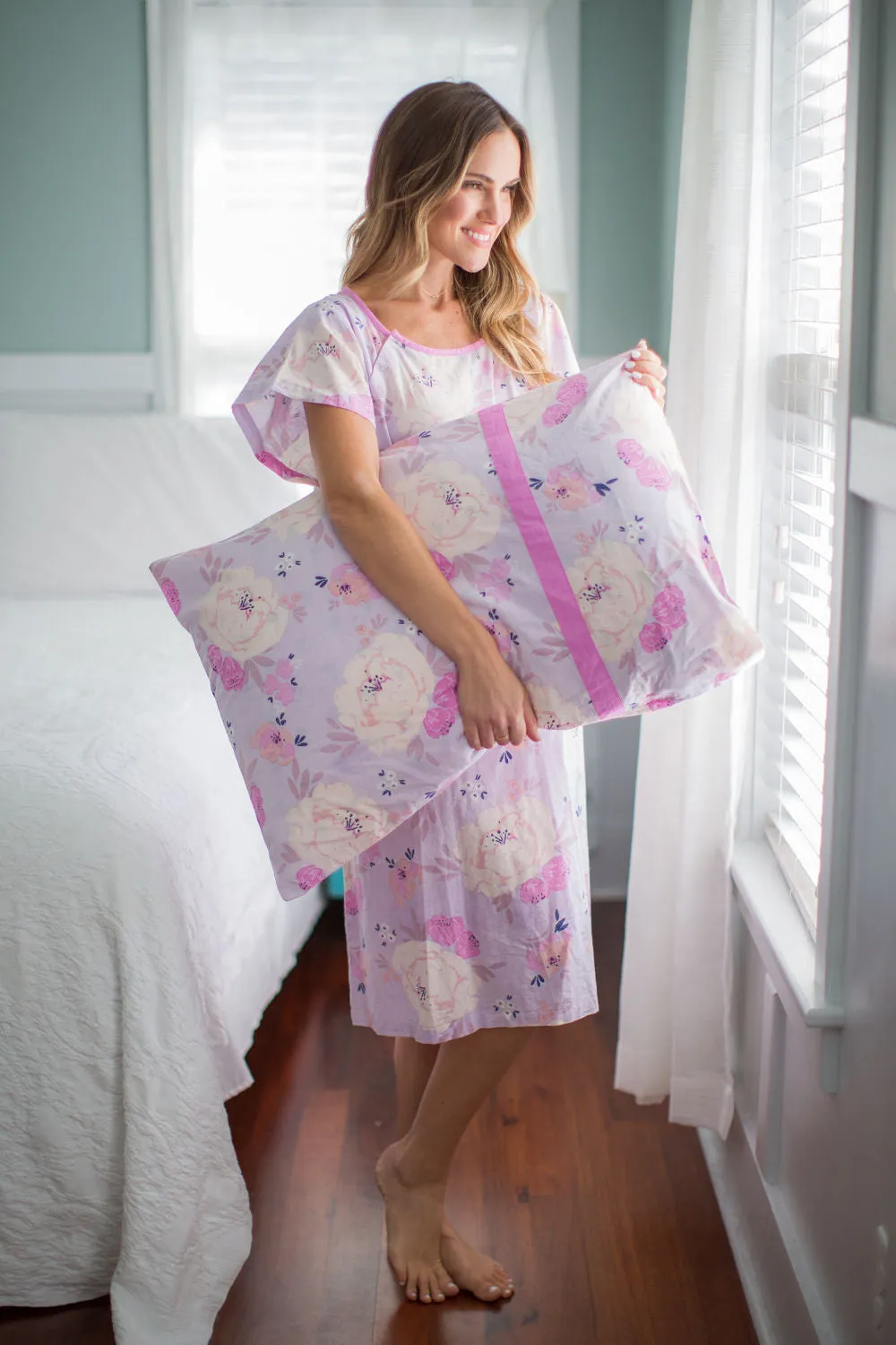 Anais Hospital Patient Gownie & Pillowcase Set