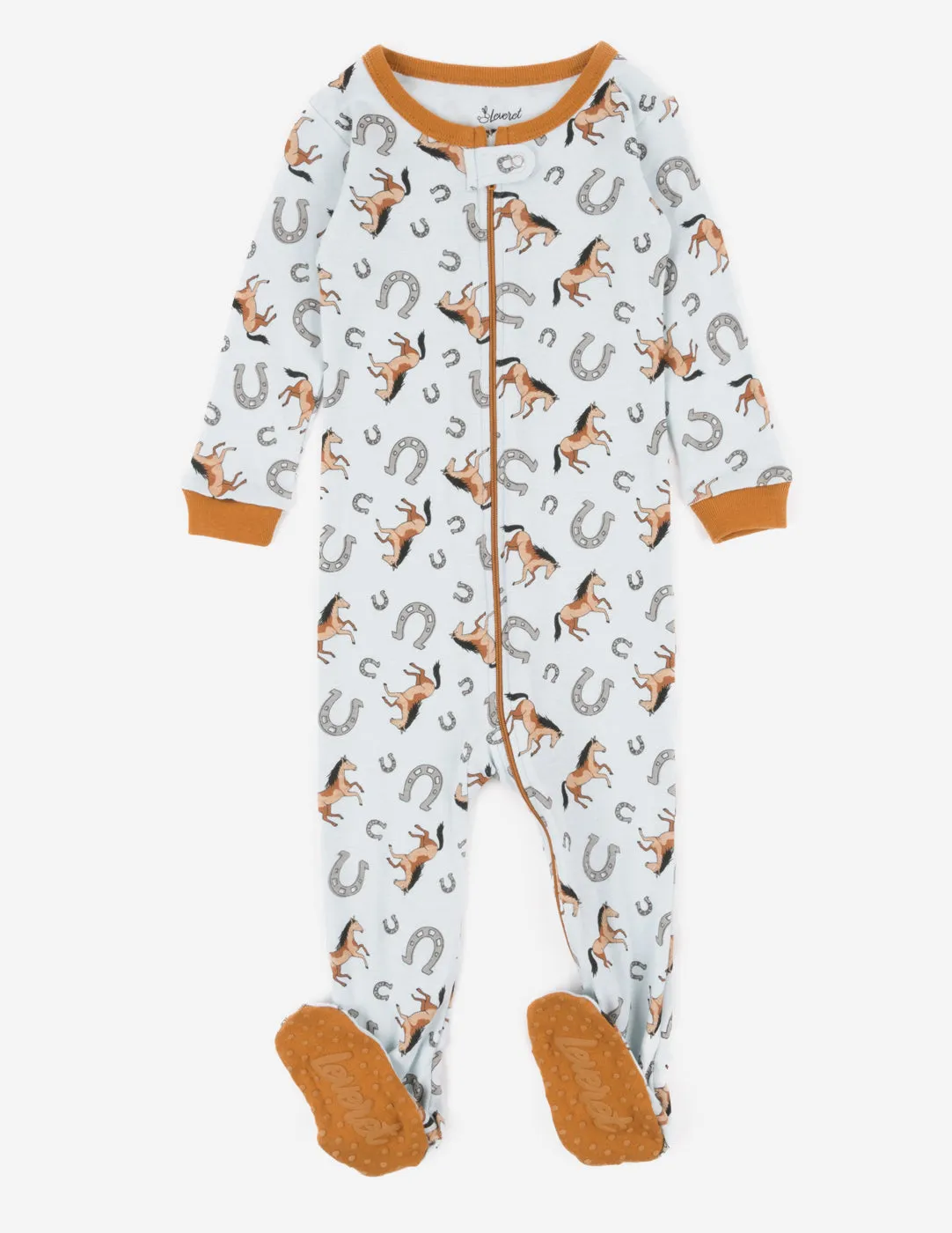 Baby Footed Horse & Unicorn Pajamas