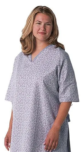 BH'S Oversized Freesia Print Hospital Gown SIZE 3X (DOZEN)