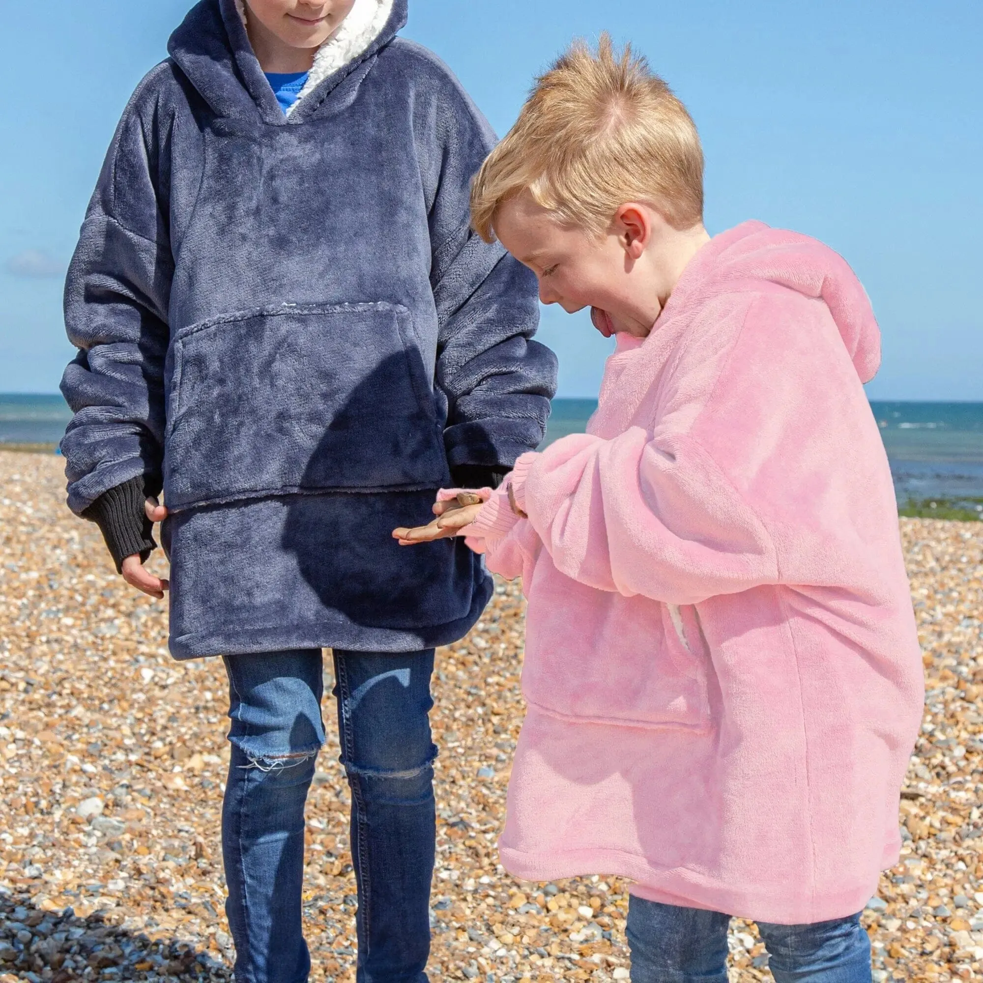 Children's Hooded Wearable Blanket