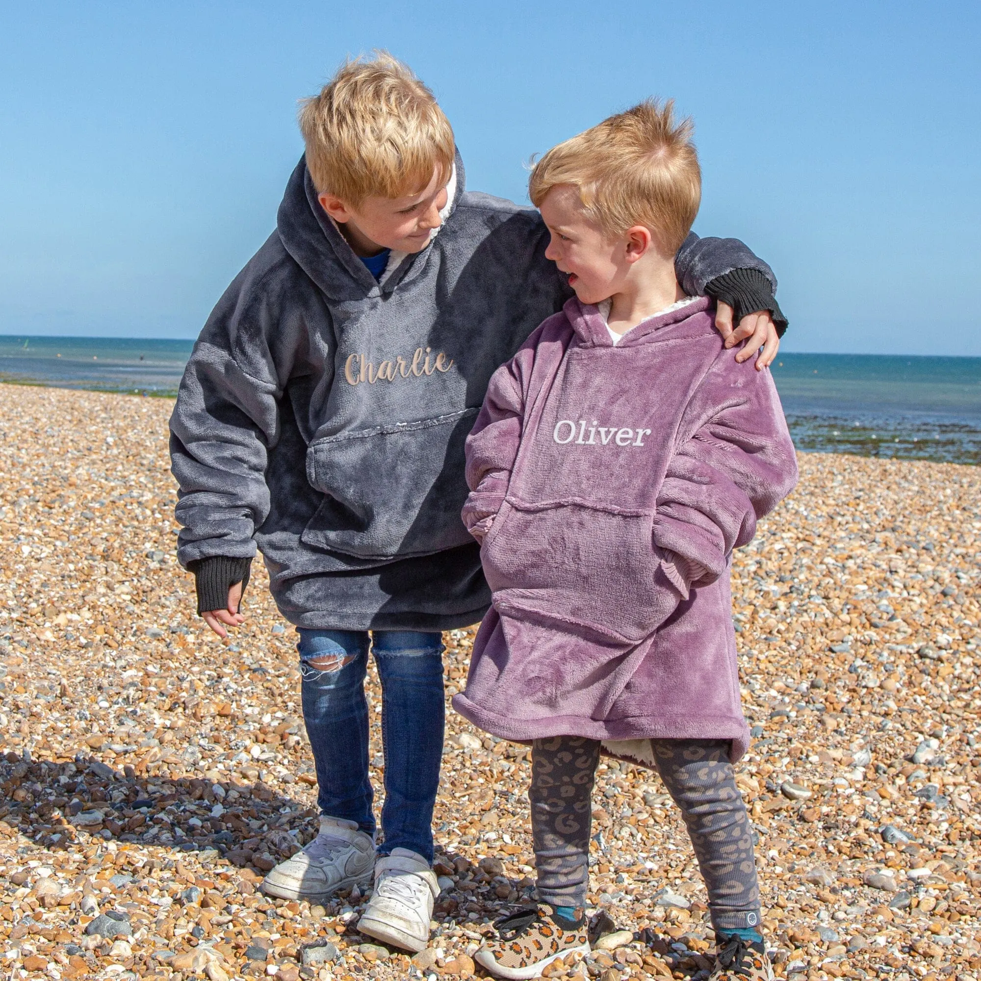 Children's Hooded Wearable Blanket