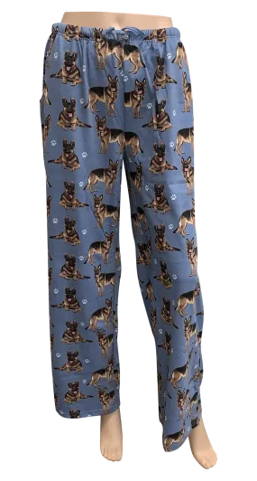 Dog Print Lounge Pants - German Shepherd