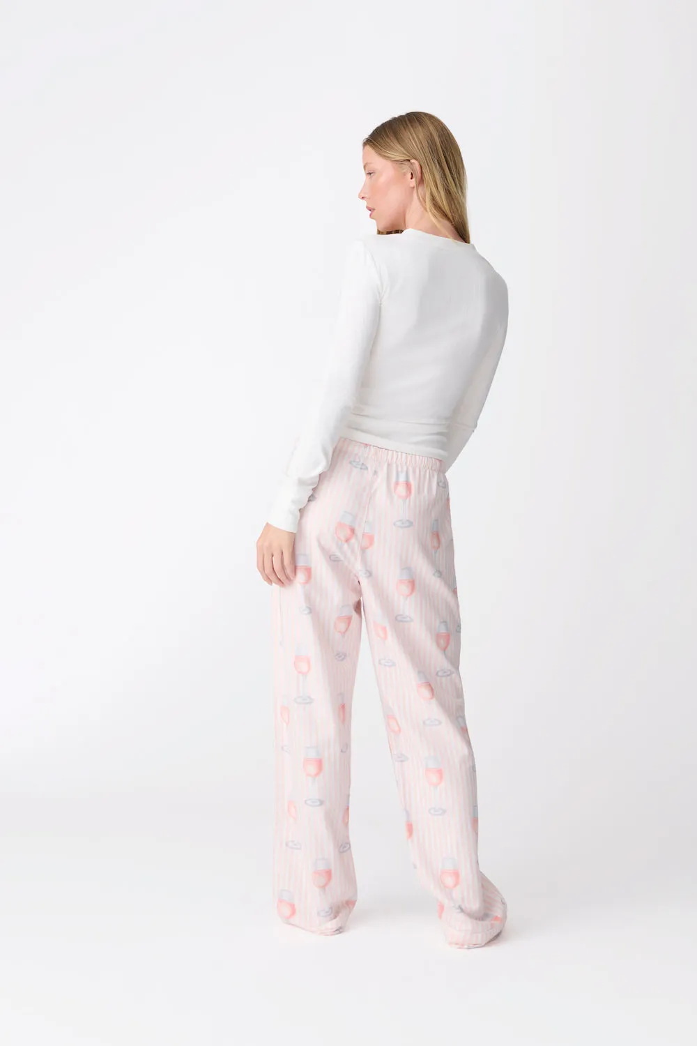 Flannel Pant - Rosé All Day