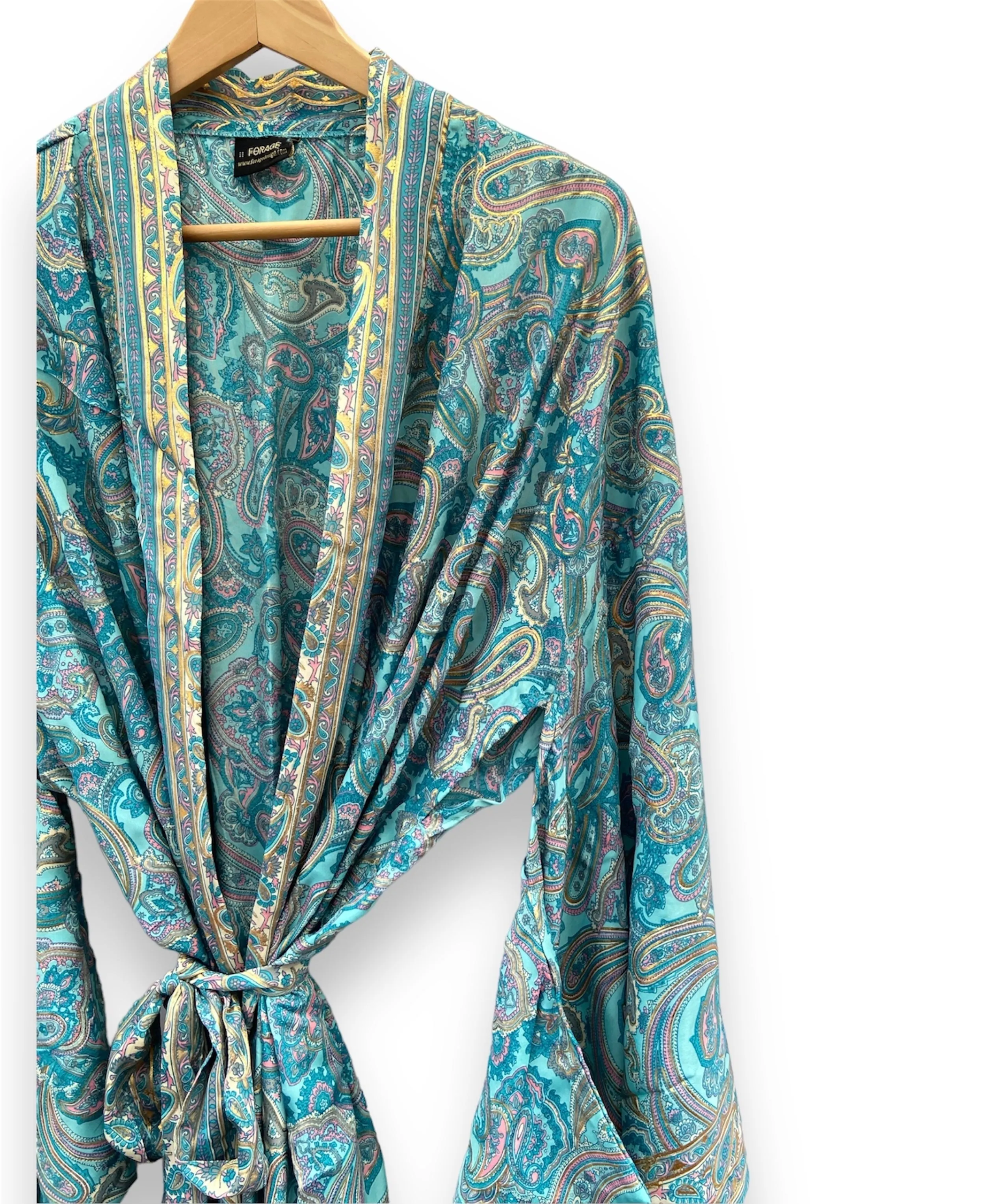 Flare Arm Kimono - Lagoon