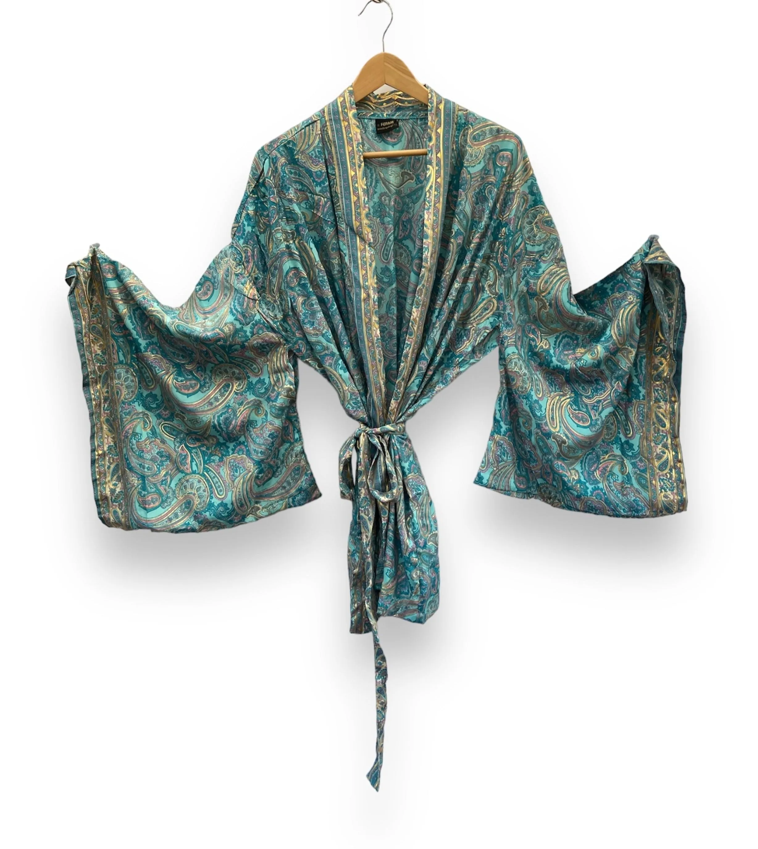 Flare Arm Kimono - Lagoon