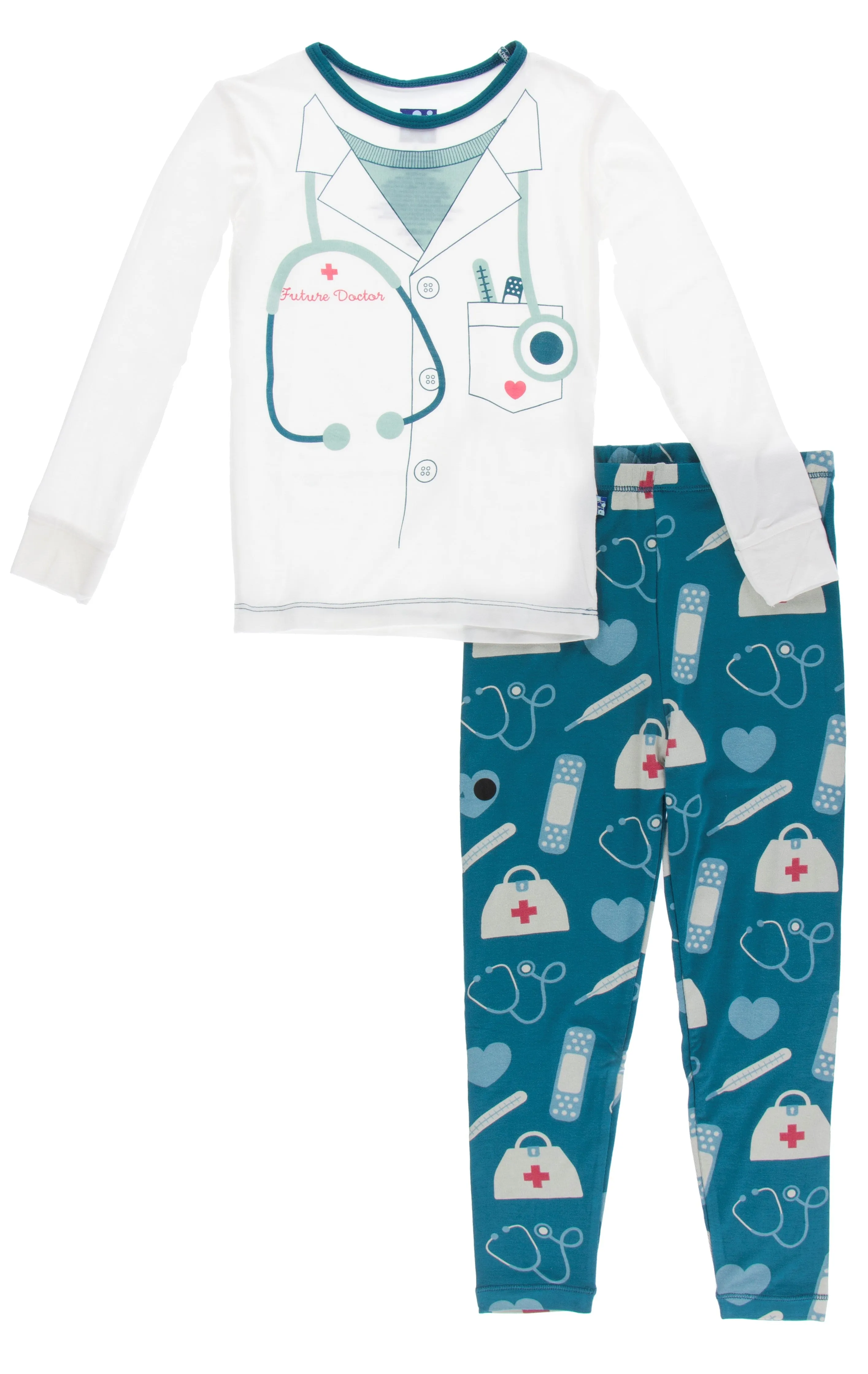 KicKee Pants Oasis Medicine L/S Pajama Set