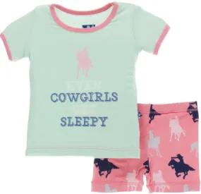 KicKee Pants Strawberry Cowgirl S/S Pajama Set with Shorts