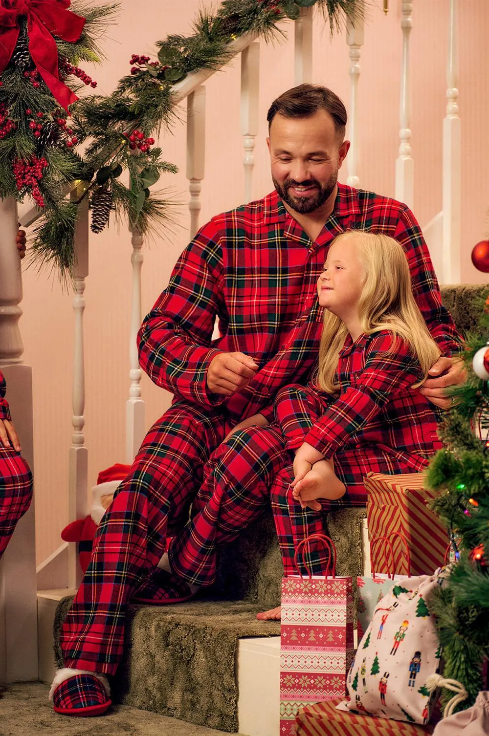 Kids Checked Flannel Night Pyjama Set (4-14 Years)