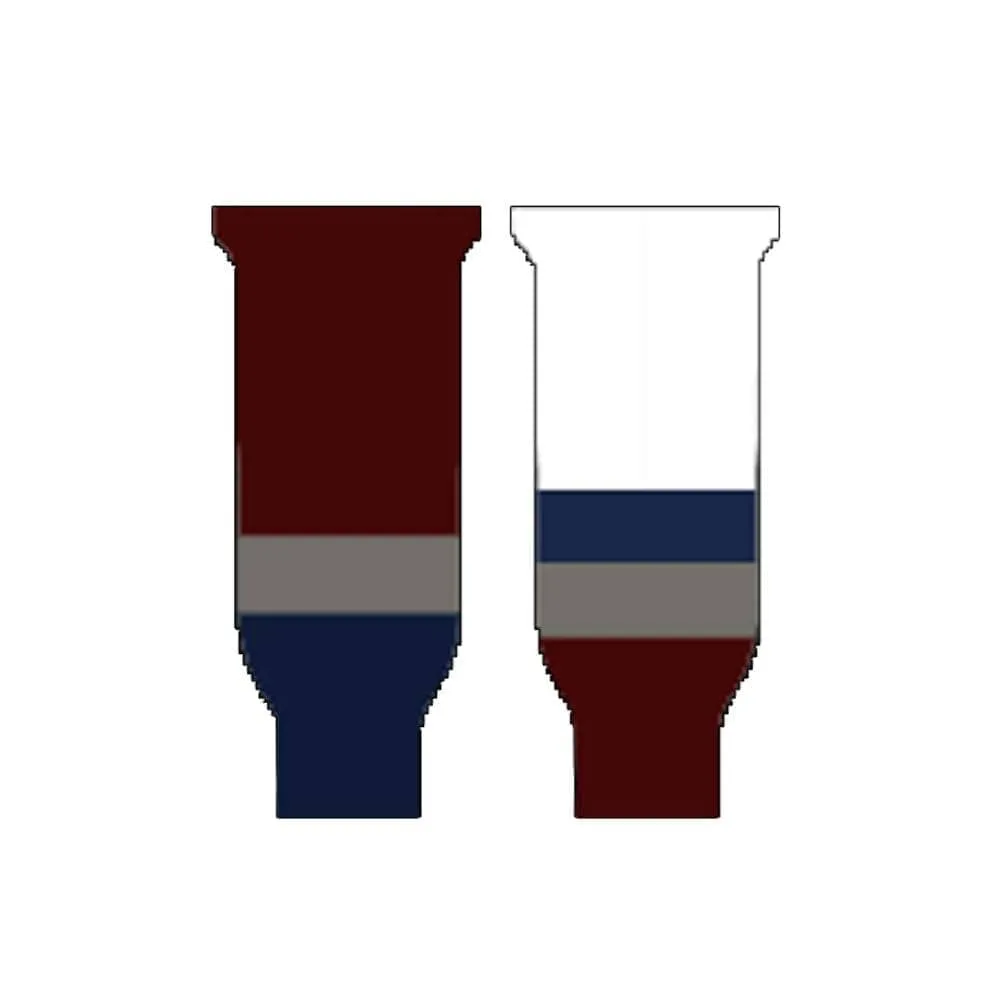 Knitted Ice Hockey Socks - Colorado Avalanche