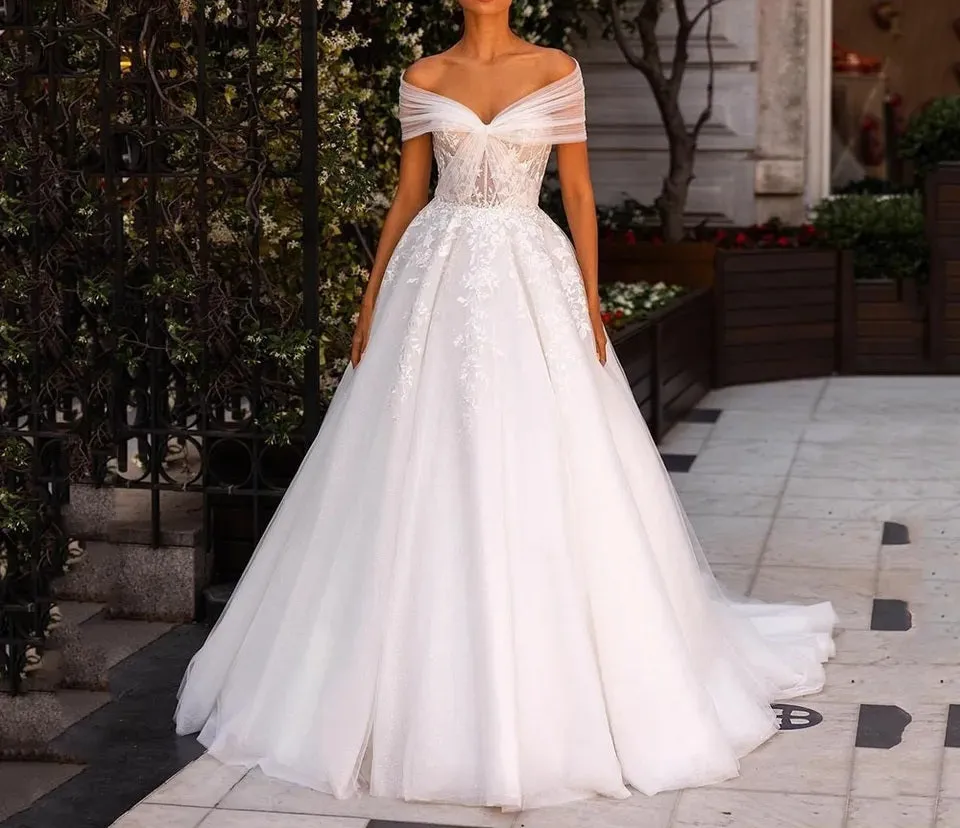 Liliana Sparkle A Line Wedding Gown All Sizes/Colors