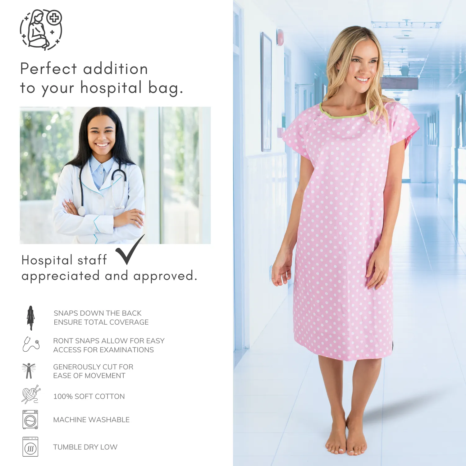 Molly Patient Hospital Gown