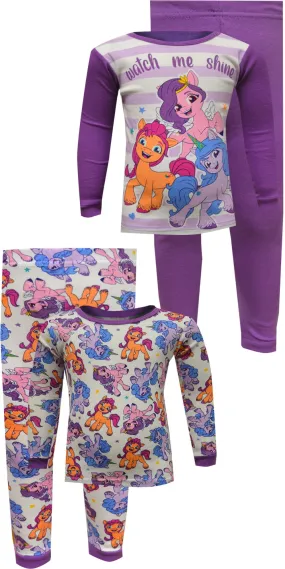 My Little Pony Watch Me Shine 4 Piece Cotton Pajama