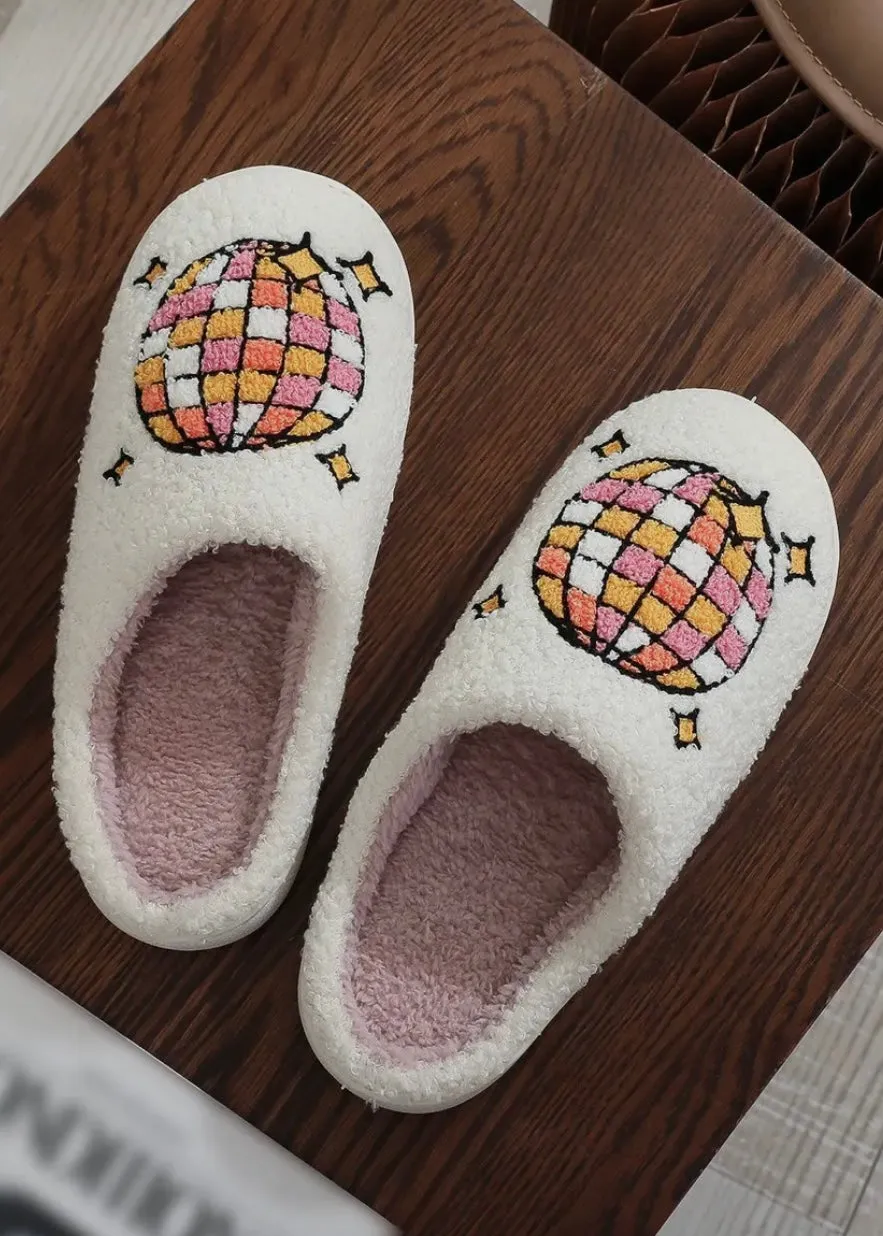 Nostalgic Disco Baby Slippers