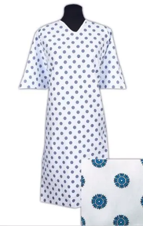 Oversized Hospital  Gowns  Snowflake Print SIZE 3XL (DOZEN)