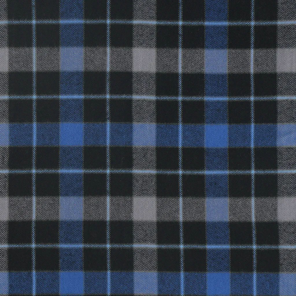 Pajama Lightweight Flannel Plaid - Blue