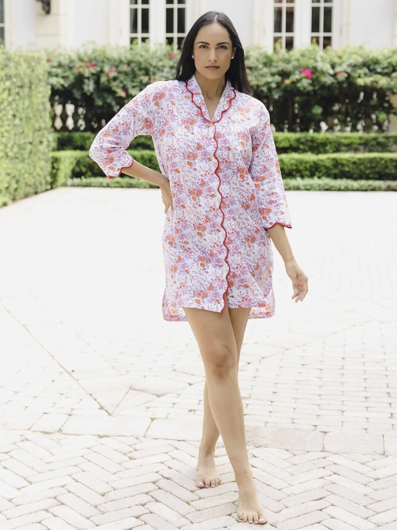 Pink Floral Nightshirt