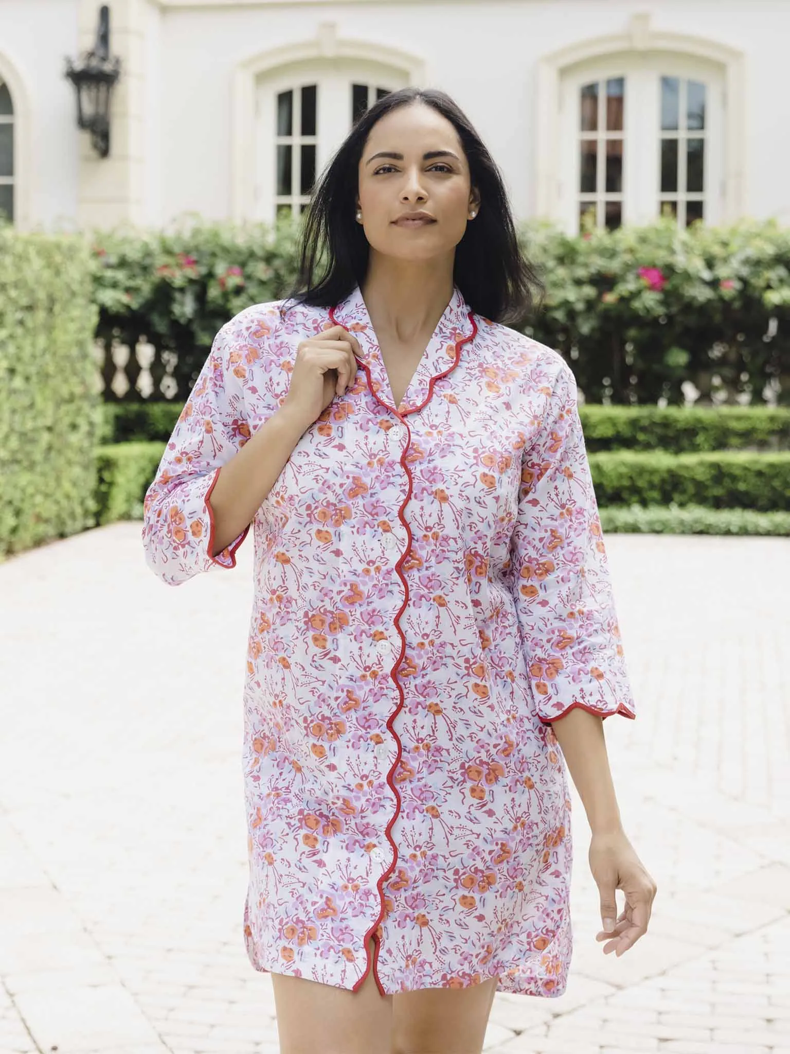 Pink Floral Nightshirt