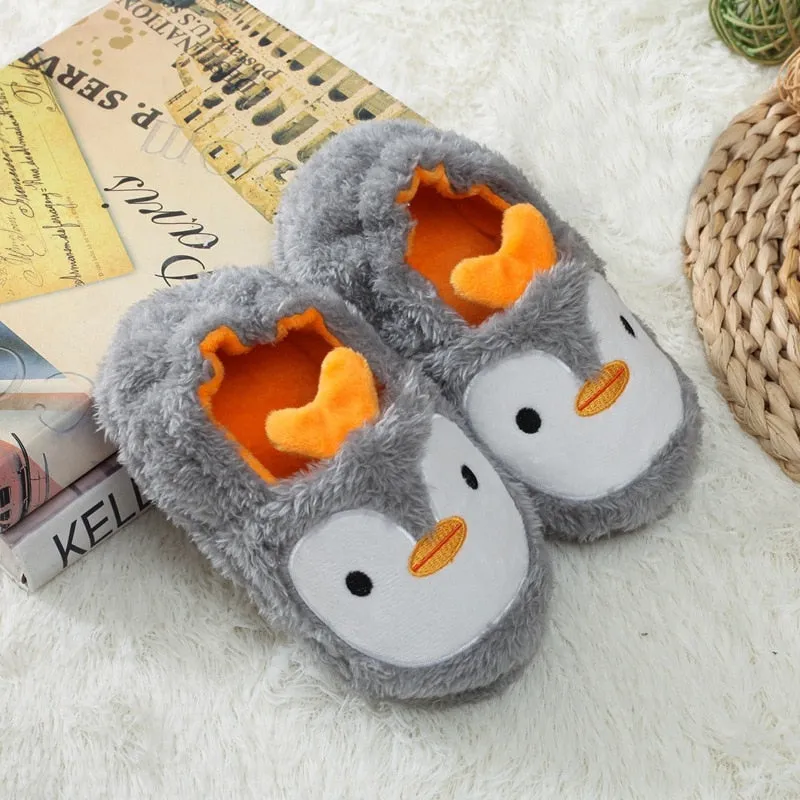 Plush Slippers for Boys and Girls