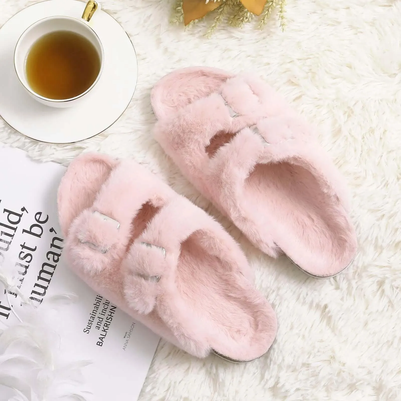 Plush Slippers For Women