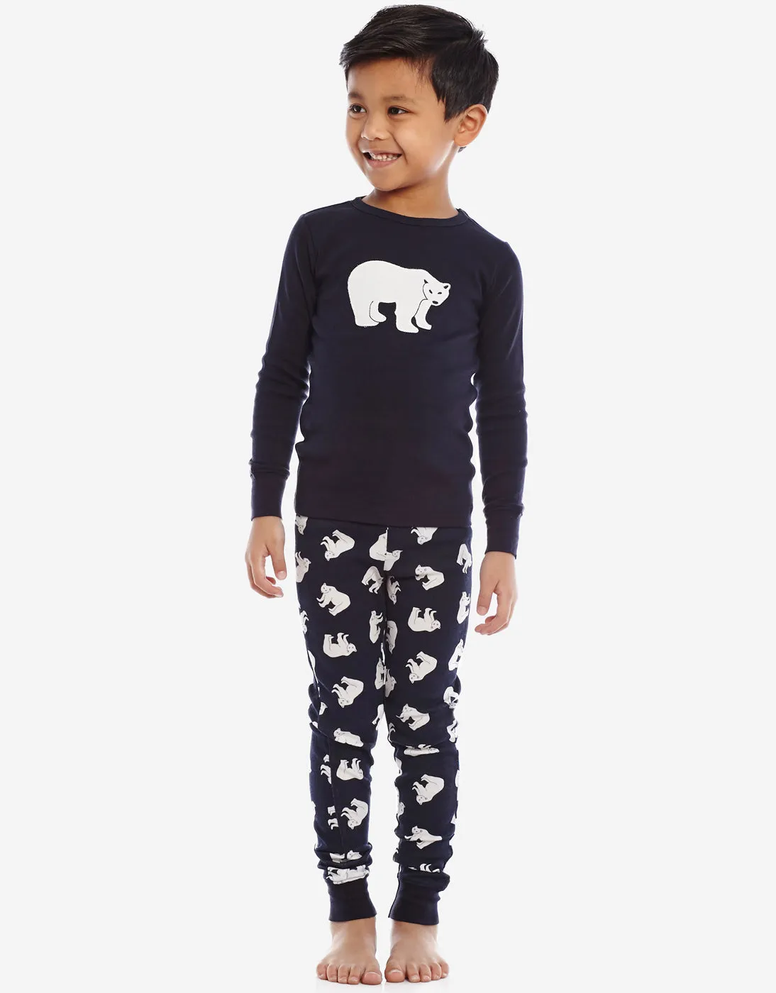 Polar Bear Matching Family Pajama Set