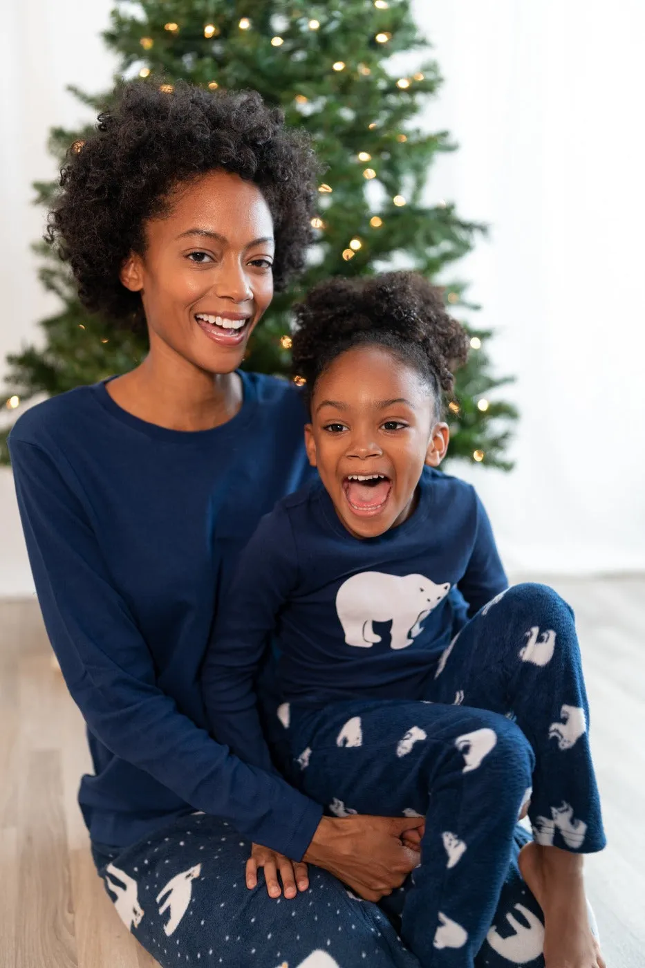 Polar Bear Matching Family Pajama Set