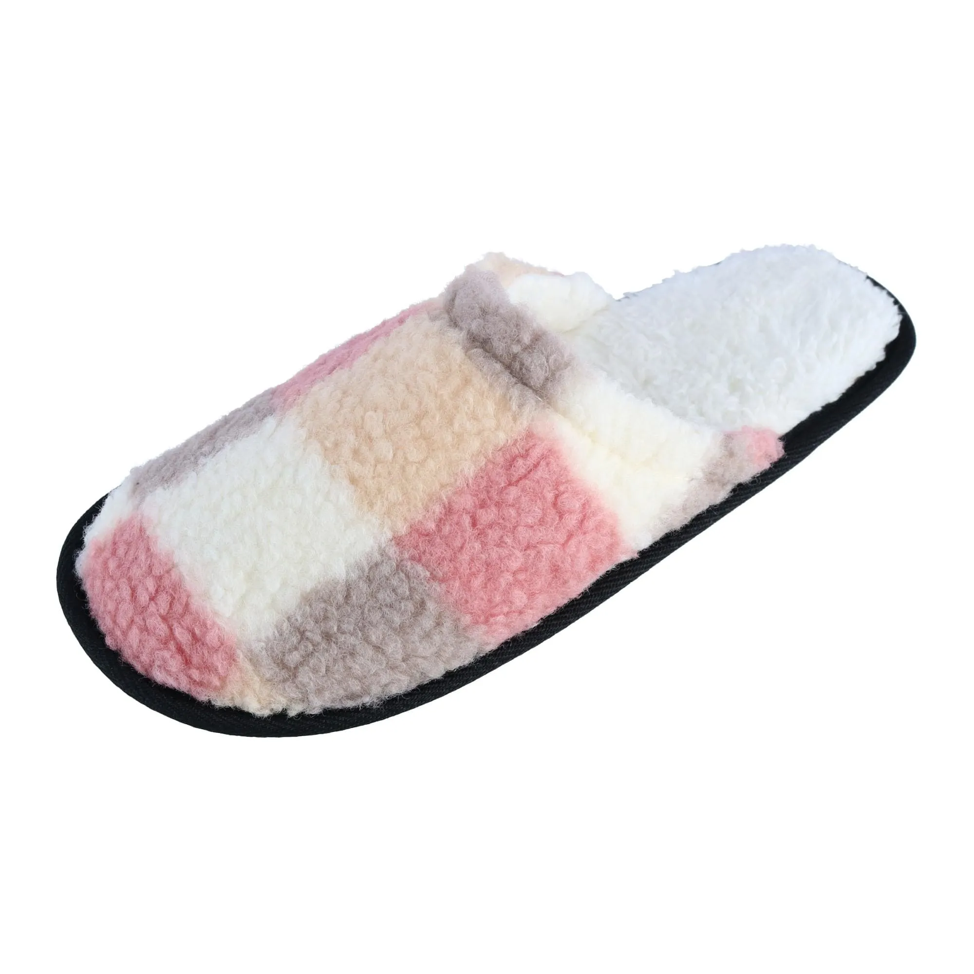 Polar Extreme Women's Multi Color Sherpa Lined Slippers