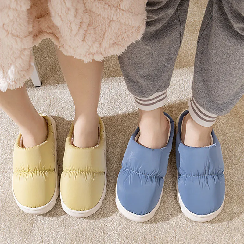 QuiltedCozy: Plush Indoor Warm Slippers