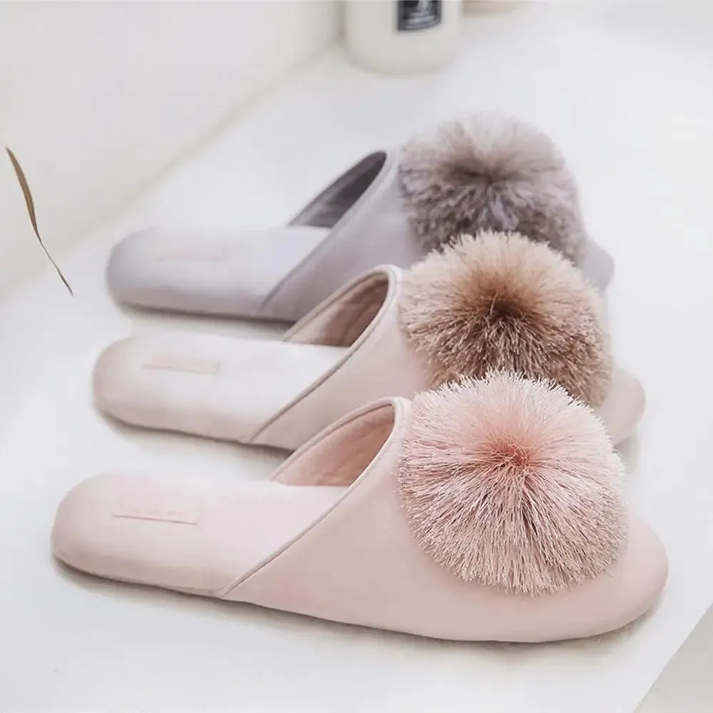 Soft Plush Winter Non-slip Slippers