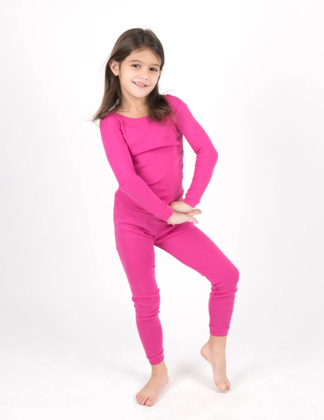 Solid Color Classic Cotton Pajamas