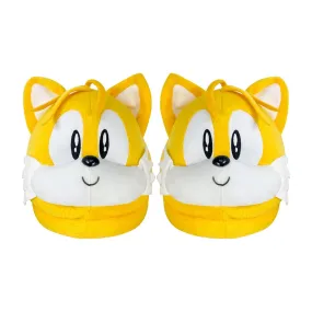 Sonic The Hedgehog Tails Head Adult Plush Slippers | One Size Fits All