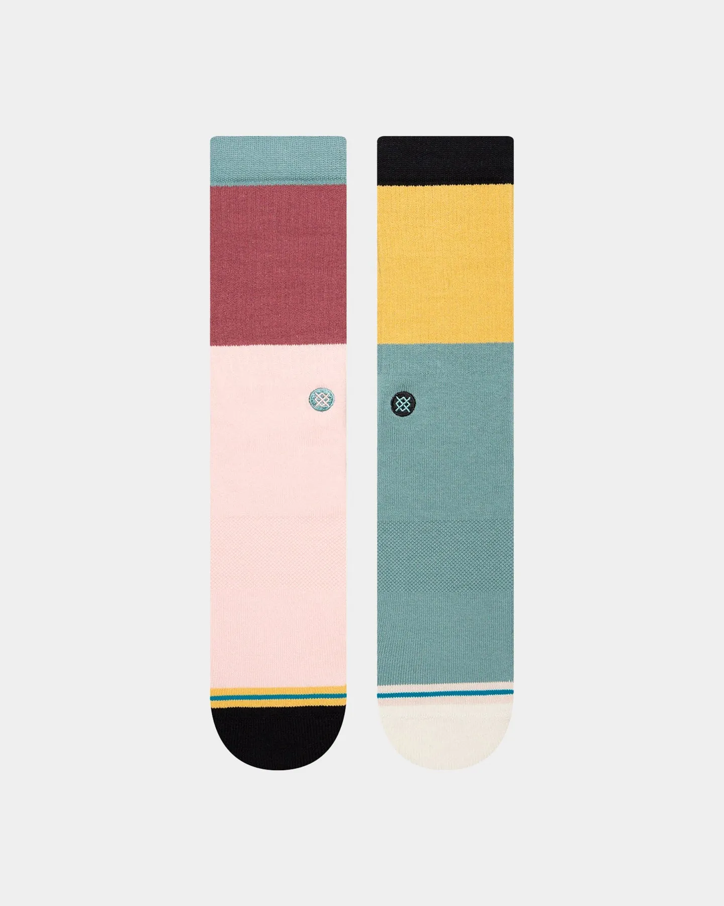 Stance Blocked Crew Socks Multi-Coloured