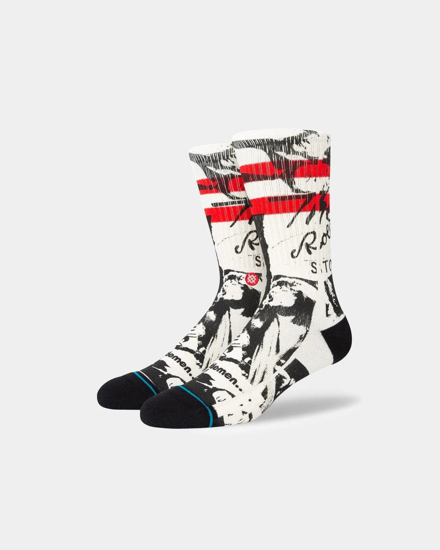 Stance Ladies And Gentlemen Crewcut Socks Black