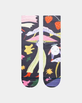 Stance Night of the Salamander Socks Black