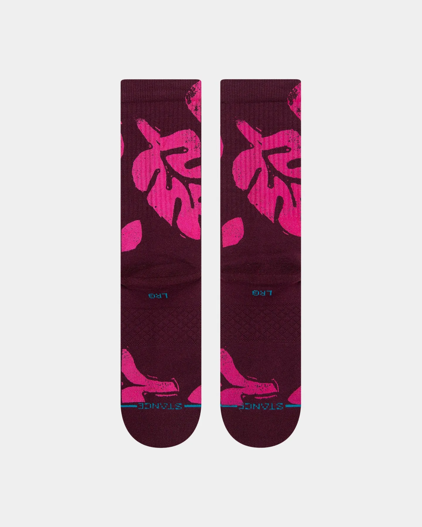 Stance Plantastic Socks Burgundy