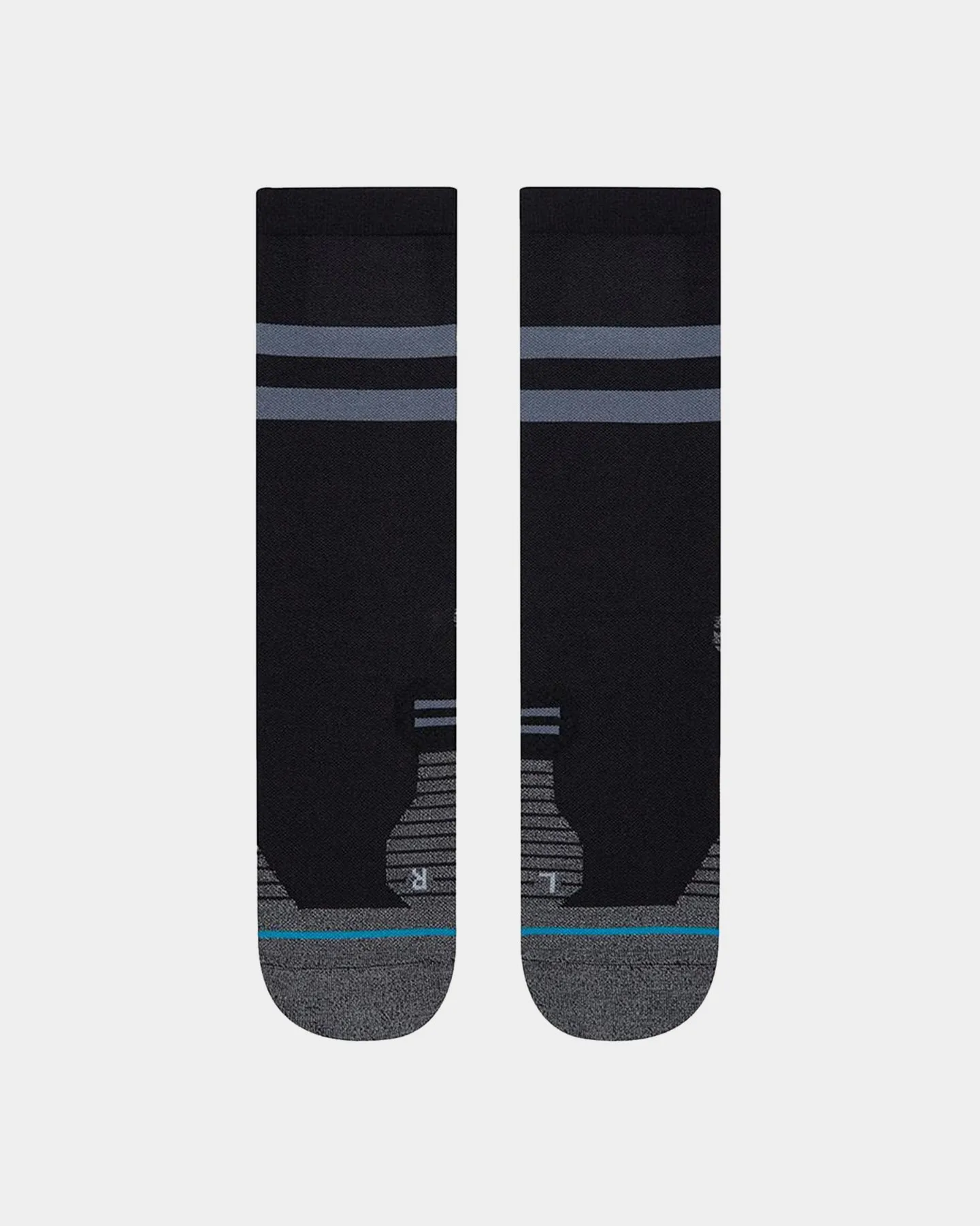 Stance Run Light Crew Socks Black