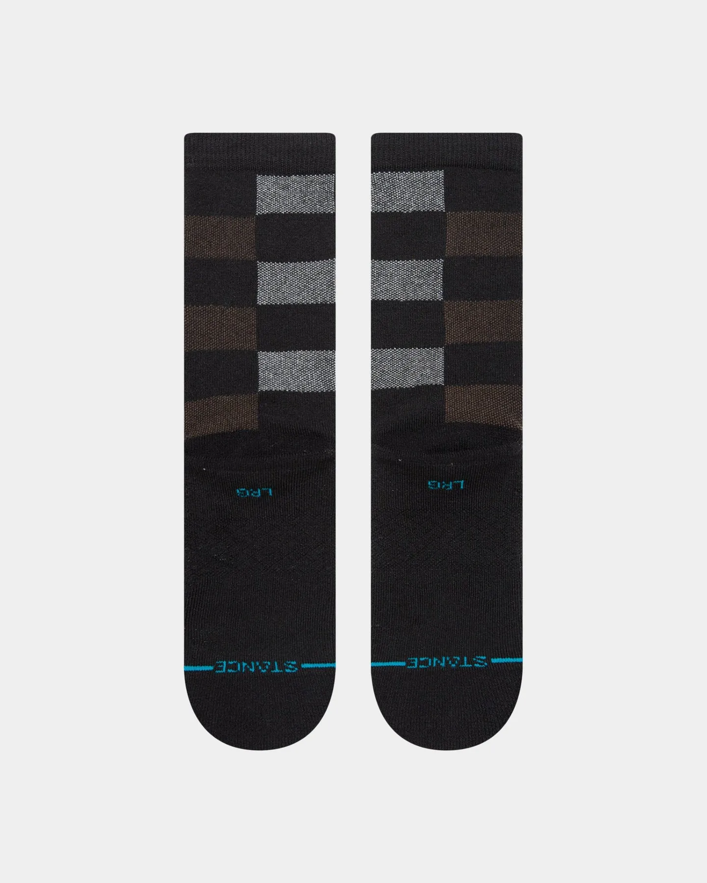 Stance Triple Check Socks Black