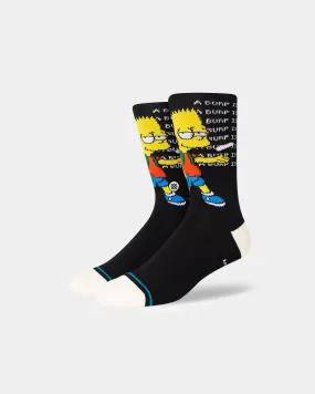 Stance Troubled Socks Black