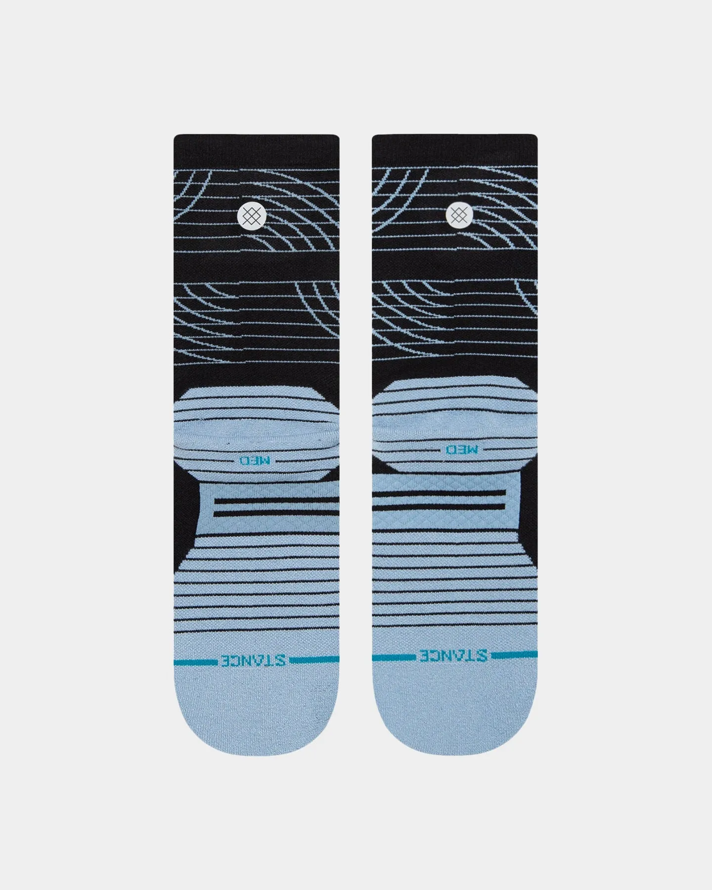 Stance Women's 4X400 Crew Socks Black