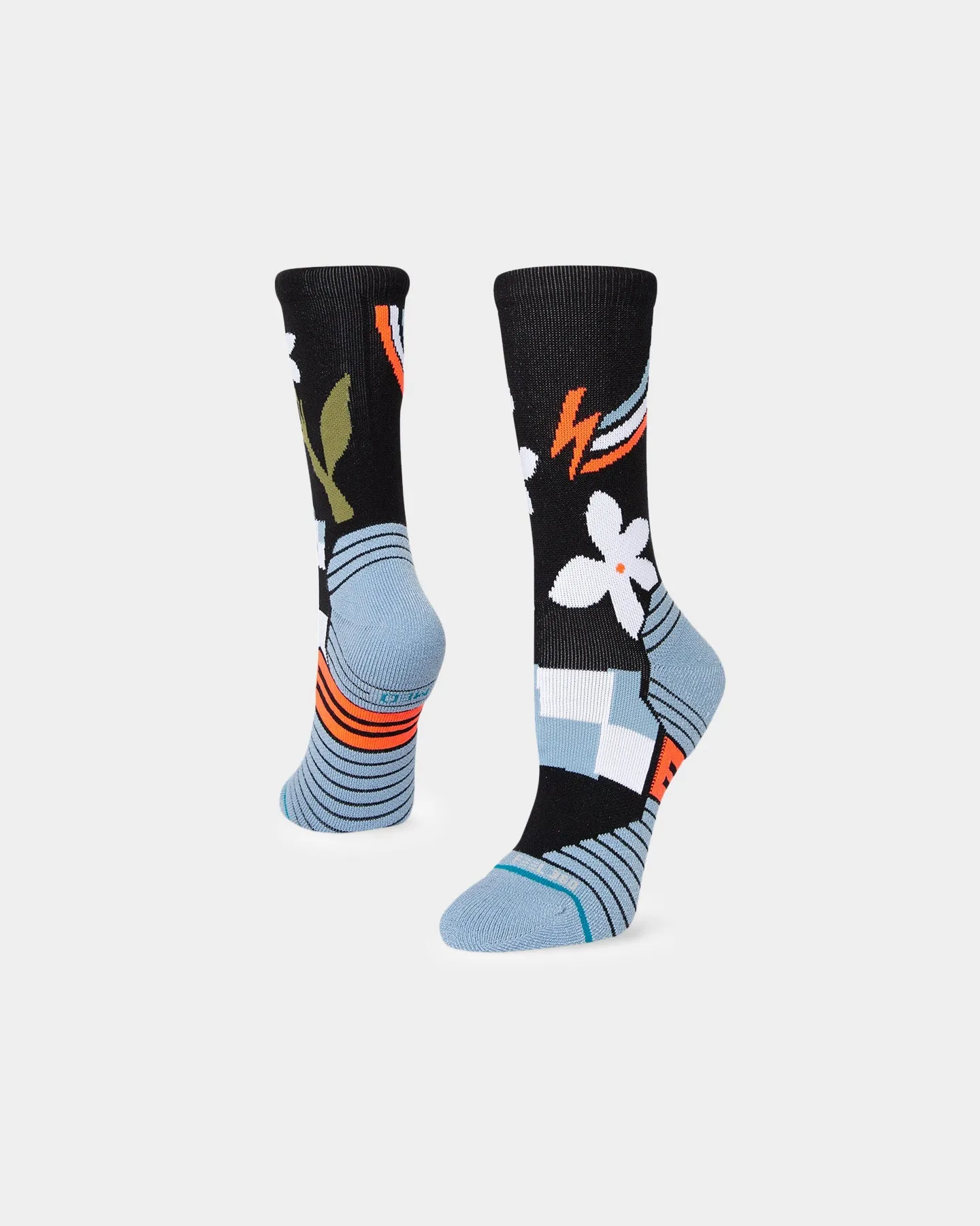 Stance Women's Brickyard Race Socks Black