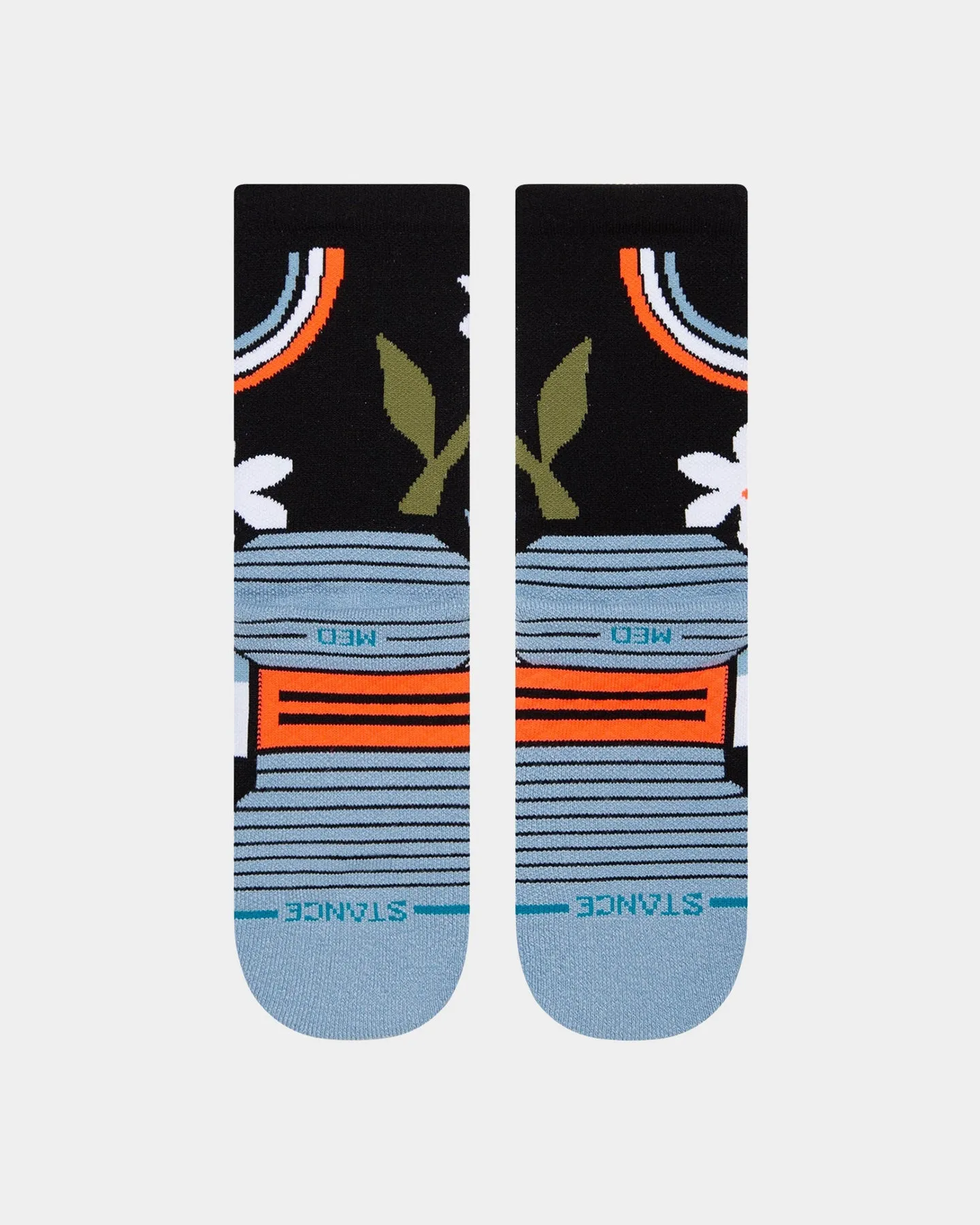 Stance Women's Brickyard Race Socks Black