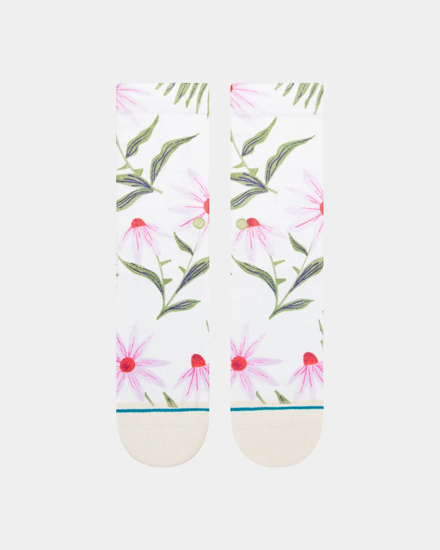 Stance Women's Flaunt Crew Socks Off White