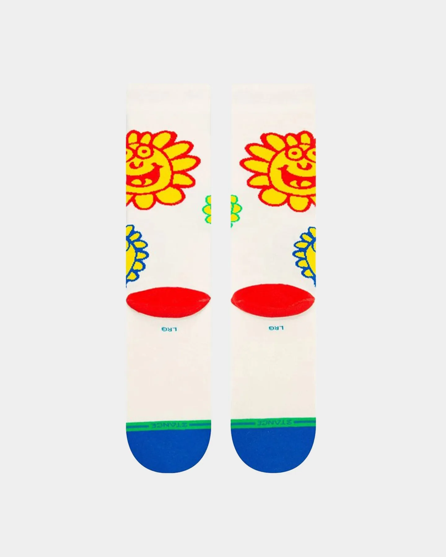 Stance X Keith Haring Happy Fields Socks Off White