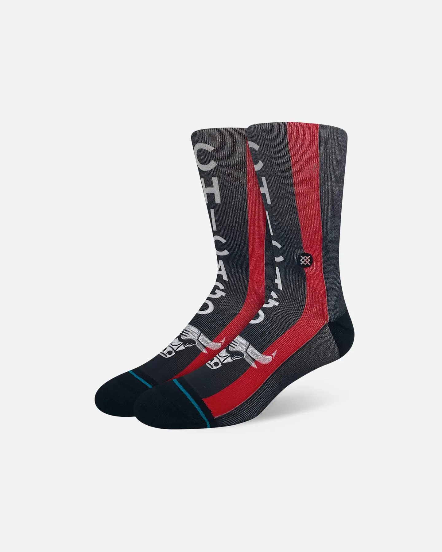 Stance X NBA Chicago Bulls Crewcut Socks Multi