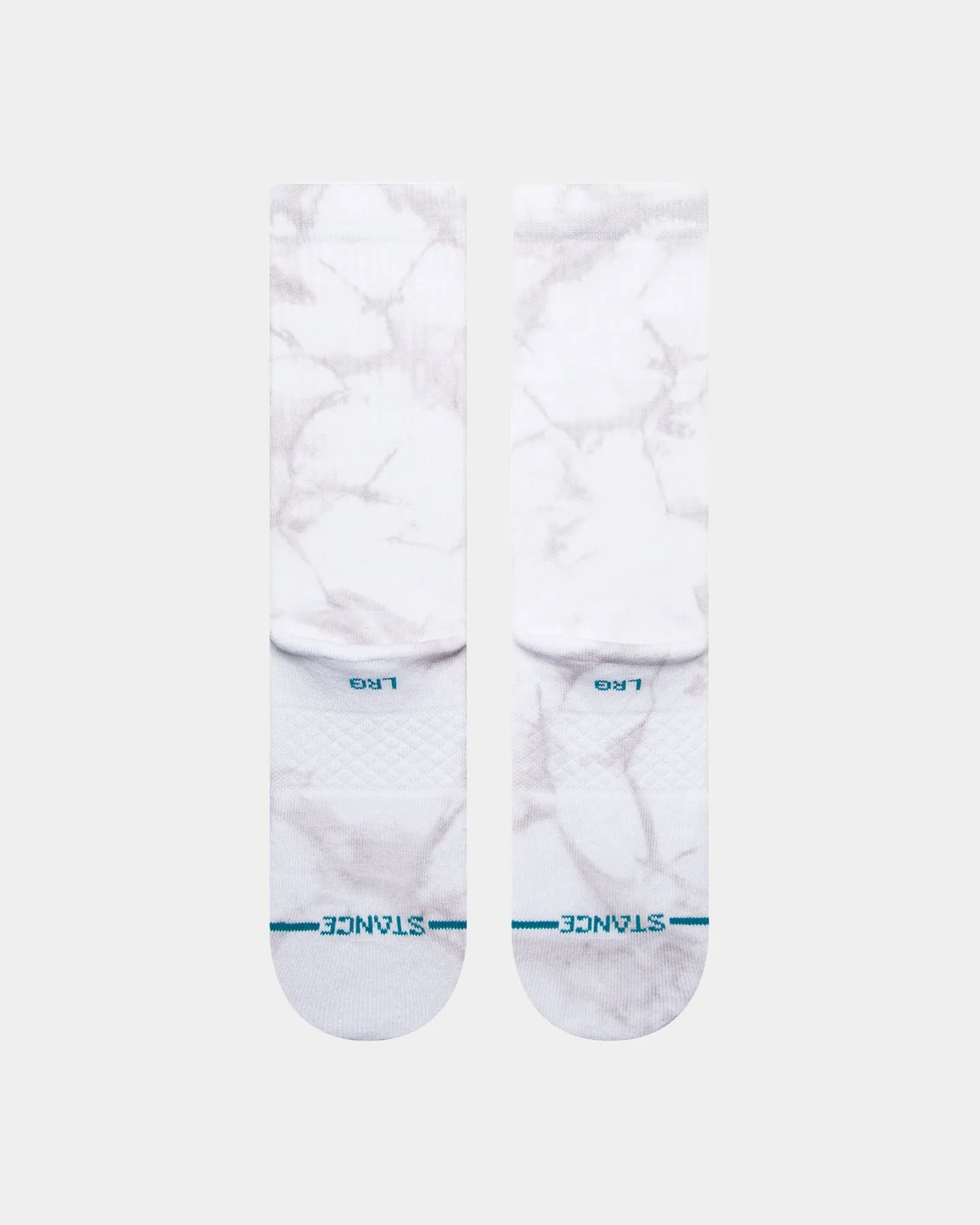 Stance X NBA Logoman Dye Crew Socks Light Grey