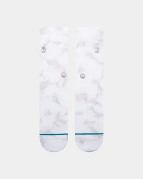 Stance X NBA Logoman Dye Crew Socks Light Grey