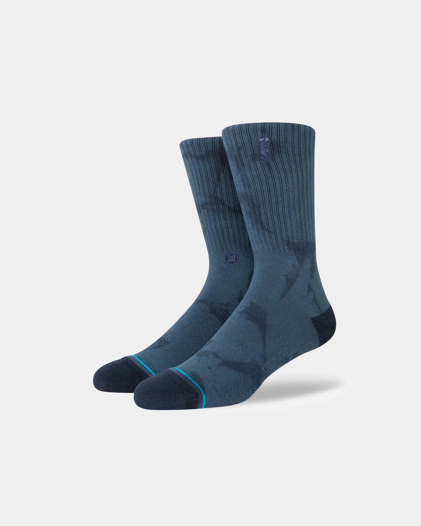 Stance X NBA Logoman Dye Crewcut Socks Navy