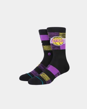 Stance X NBA  Los Angeles Lakers Cryptic Socks Black